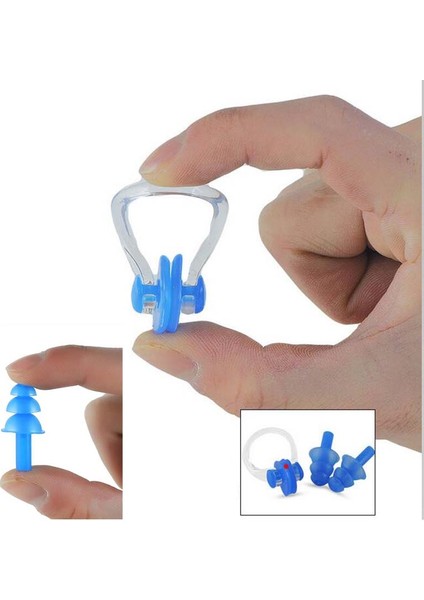 Siyah Stil Hava Yüzme Kulak Tıkaçları Burun Klipsi Seti Su Geçirmez Yumuşak Silikon Sörf Dalış Yüzme Havuzu Kulak Tıkaçları Koruma Aksesuarları (Yurt Dışından) fırsatları