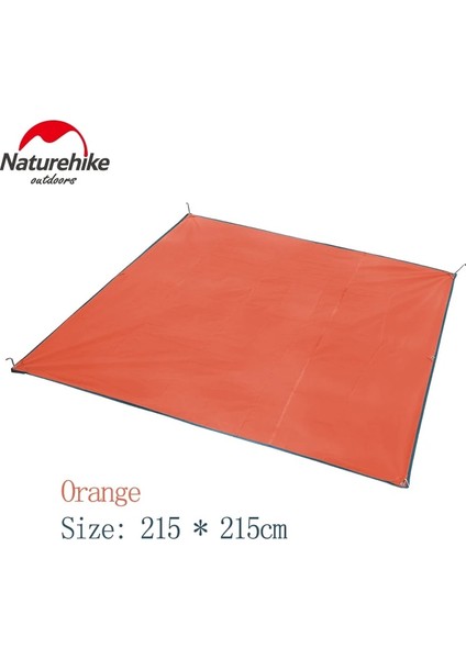 Turuncu Tarzı Naturehike 215*215CM Açık Çadır Mat Mat Plaj Battaniyesi Zemin Örtüsü Yürüyüş Kamp Tavel (Yurt Dışından) modelleri