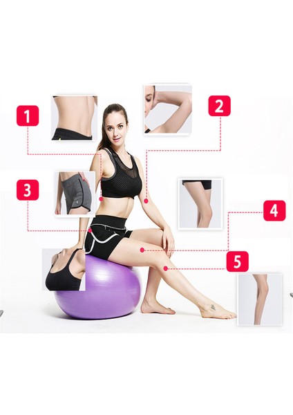 Mor 55CM Tarzı Yeni Spor Şişirilmiş Yoga Topu Pilates Fitness Patlamaya Dayanıklı Pvc Güvenlik Kalınlaşmış Fitness Topu Kalınlaşmak Yoga Ekipmanları Ev Spor Salonu (Yurt Dışından) fırsatları