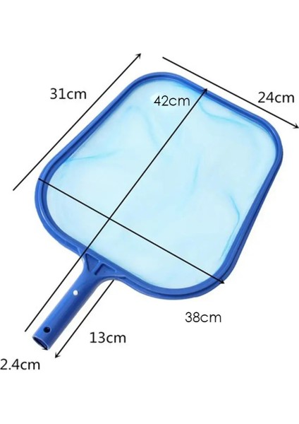 D Tarzı Profesyonel Yaprak Tırmık Derin Çanta Yüzme Havuzu Teleskopik Direk Kaldırma ile Skimmer Net Yaprak Tırmığı Mesh Havuz Havuzları Temizleme Enkazı (Yurt Dışından)