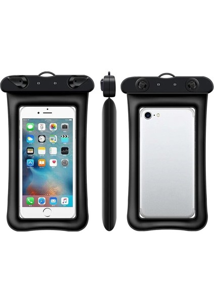 Turuncu Tarzı Cep Telefonu Için Su Geçirmez Çanta Kuru Kapak Mühürlü Yüzer Şişme Hava Yastığı Yüzme Çantası Yüzmek Için Dalış Sörf Plaj Kullanımı (Yurt Dışından) fiyatları