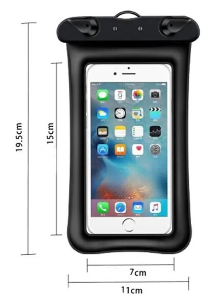 Turuncu Tarzı Cep Telefonu Için Su Geçirmez Çanta Kuru Kapak Mühürlü Yüzer Şişme Hava Yastığı Yüzme Çantası Yüzmek Için Dalış Sörf Plaj Kullanımı (Yurt Dışından) fırsatları