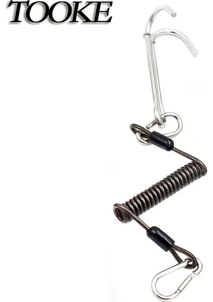 TG753-PEMBE Stil Tüplü Dalış Akım Kancası Çift Resif Kancası Spiral Bobinli Sürüklenme Kancası Kordon Paslanmaz Çelik Akım Dalış Sualtı Sporları Için (Yurt Dışından) indirimleri