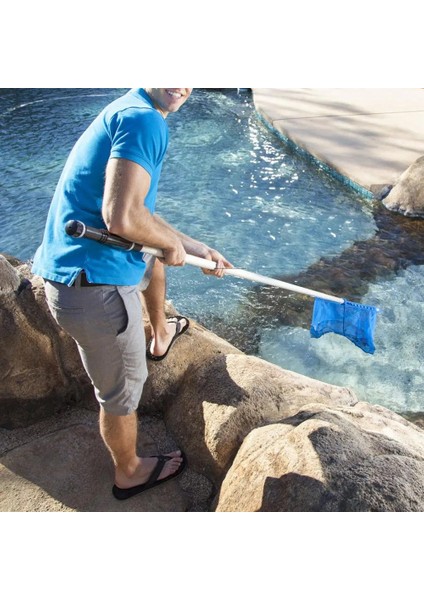 B Tarzı Profesyonel Yaprak Tırmık Derin Çanta Yüzme Havuzu Teleskopik Direk Kaldırma ile Skimmer Net Yaprak Tırmığı Mesh Havuz Havuzları Temizleme Enkazı (Yurt Dışından) modelleri