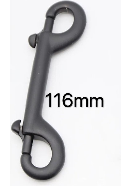 116MM Tarzı Siyah Bcd Gle ve Çift Kanca mm Paslanmaz Çelik Cıvata Yaylı Kanca Klip Dalış Kancası Bcd Aksesuarları Dalış Ekipmanı (Yurt Dışından)