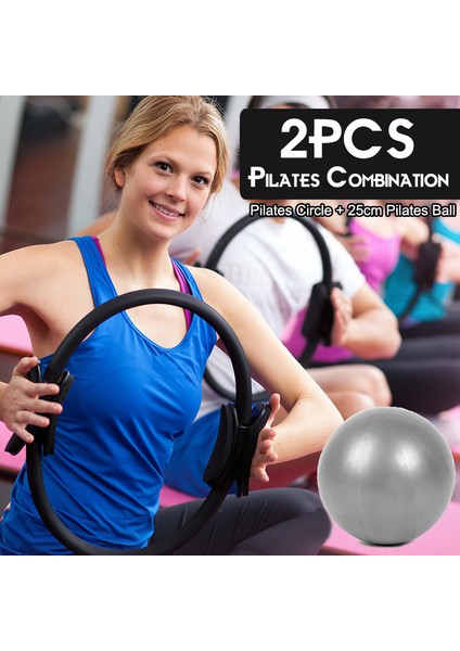 Beyaz Stil Lates Magic Circle Yoga Topu ve Kas Egzersizi Için Halka Pilates Kombinasyonu Fitness Kinetik Direnç Spor Salonu Egzersizi Daire (Yurt Dışından)