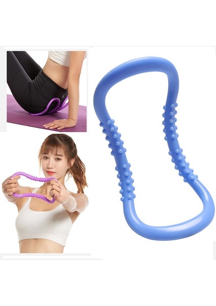 Mavi Stil Yoga Çemberleri Açık Sırt Omuz Egzersizi Sihirli Pilates Yüzük Fit Macera Streç Yumru Masaj Spor Salonu Ekipmanları Fitness Aksesuarları (Yurt Dışından) fiyatları