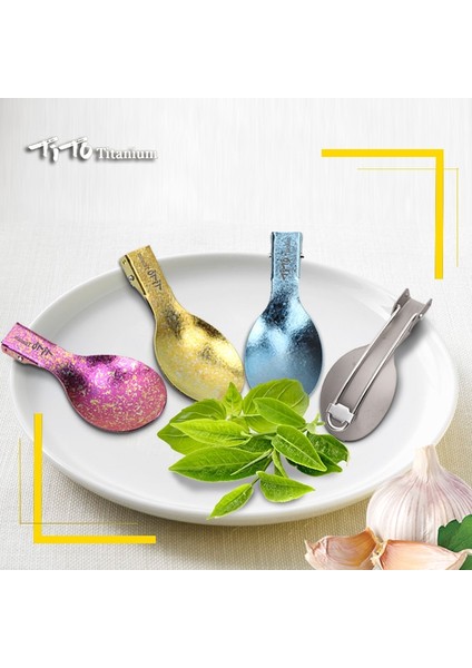 Bordo Tarzı Tito Titanyum Katlanır Spork Taşınabilir Açık Kamp Çatal Seyahat Sofra Takımı Yürüyüş Çatal Kaşık Sadece 15G (Yurt Dışından) indirimleri