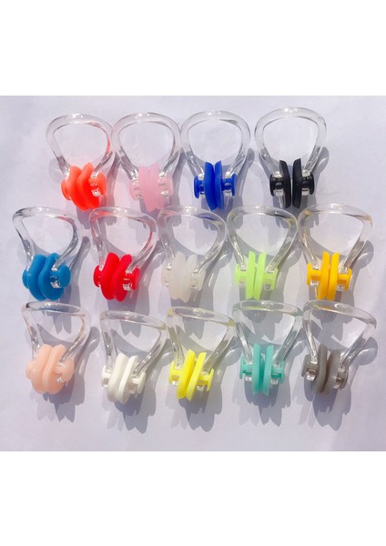 Rastgele Çok Renkli Stil Çok Yüksek Li Yeniden Kullanılabilir Yumuşak Silikon Yüzme Burun Klipsi Rahat Dalış Sörf Yüzmek Yetişkinler Için Burun Klipsleri (Yurt Dışından)