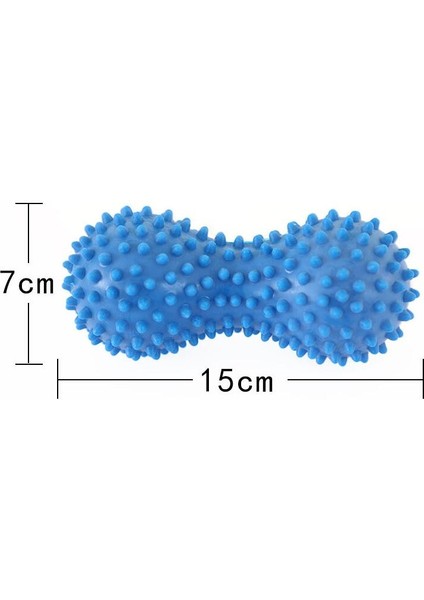 Gök Mavisi Tarzı 16CM Yoga Topu Pvc Şişme Masaj Noktası Yarım Fit Top Denge Eğitmen Sabitleyici Spor Pilates Fitness Dengeleme Topu (Yurt Dışından)