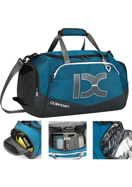 Mavi Büyük Stil Inoxt Erkek Kadın Fitness Eğitimi Kuru Islak Spor Çantaları Su Geçirmez Seyahat Omuz Çantası Açık Sac De Spor Çanta 40L Büyük Kapasiteli (Yurt Dışından) fiyatları