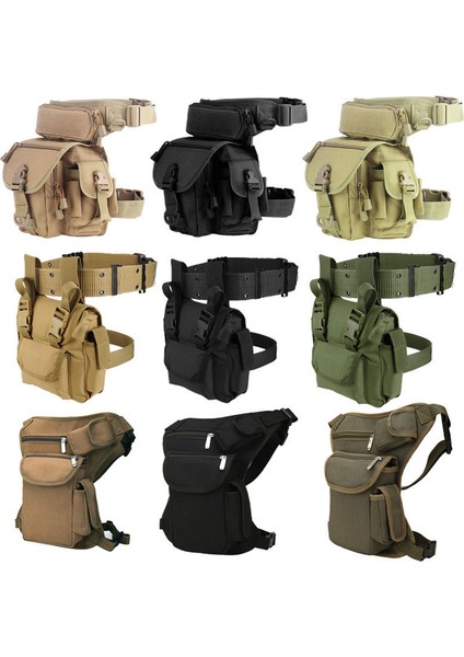 9 Stili Yazın Molle Bacak Çantası Askeri 1000D Naylon Su Geçirmez Erkekler Taktik Bel Paketi Bacak Seyahat Kemer Çantası Yürüyüş Avcılık Kamp Bisiklete Binme (Yurt Dışından) indirimleri