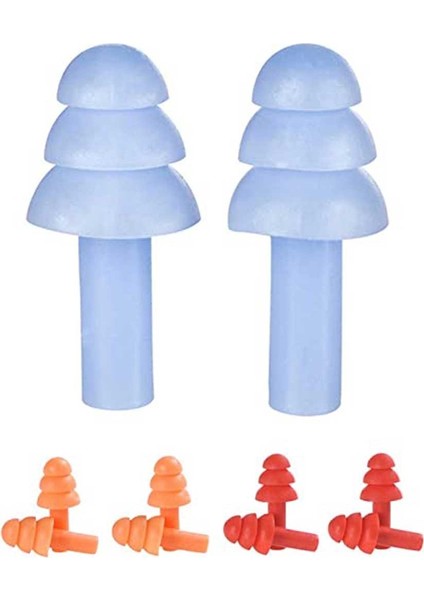 3 Çift Tarzı 3 Çift Spiral Kulak Tıkaçları Yumuşak Silikon Ses Yalıtımı Kulak Koruma Kulak Tıkaçları Gürültü Önleyici Tıkaçlar Köpük Gürültü Azaltma Yüzme (Yurt Dışından) modelleri