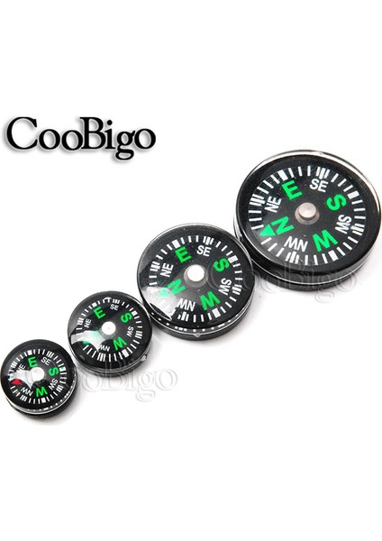 Çap 12 mm Tarzı 5 Adet Mini Pusula Taşınabilir Düğme Hayatta Kalma Kılavuzu Kuzey Navigasyon El Tasarım Araçları Açık Kamp Yürüyüş Ekipmanları (Yurt Dışından)