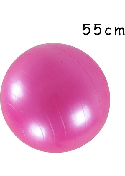 55CM Pembe Tarzı Pvc Fitness Topları Yoga Topu Kalınlaşmış Patlamaya Dayanıklı Egzersiz Home Gym Pilates Ekipmanları Denge Topu 45CMCMCMCMCM (Yurt Dışından)