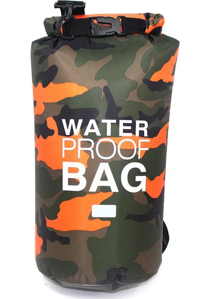 Turuncu Tarzı 10L Pvc Su Geçirmez Kuru Çanta 5l 10L 20L 30L Camo Açık Dalış Katlanabilir Erkek Kadın Plaj Yüzme Çantası Rafting Nehir Okyanus Sırt Çantası Yeni (Yurt Dışından)