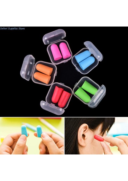 No.4 Tarzı Gürültü Önleyici Yumuşak Kulak Tıkaçları Ses Yalıtımı Kulak Koruma Kulak Tıkaçları Seyahat Için Uyku Tıkaçları Plastik Kasa ile Gürültü Azaltma (Yurt Dışından) modelleri