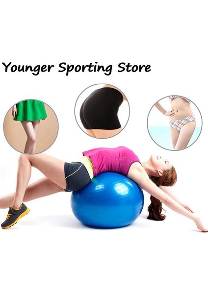 Pembe Tarzı Spor Yoga Topları Anti-Basınç Patlamaya Dayanıklı 25 cm Çaplı Pilates Fitness Balance Fitball Home Gym Pilates Ekipmanları (Yurt Dışından)