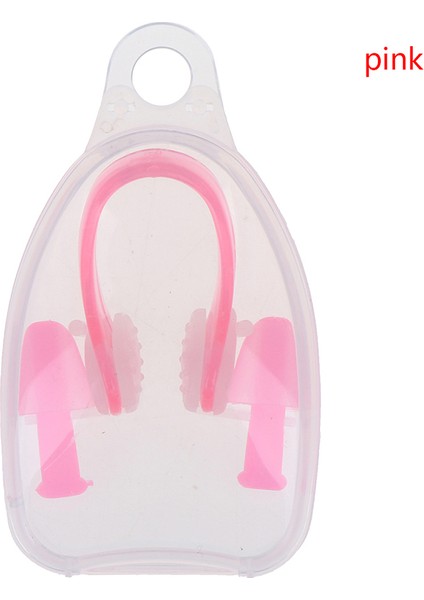 Resim Stili Olarak 2 Adet Kulak Tıkacı Burun Klipsi Su Geçirmez Dalış Yüzme Kulak Tıkaçları ve Silikon Burun Klipsi Kiti Çocuklar Için Saklama Kutusu ile Yetişkin (Yurt Dışından)