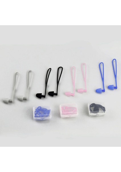 Earplugs Burun Klipsi Stili Su Geçirmez Silikon Kulak Tıkaçları Burun Klipsi Seti Kutu Sörf Dalışı ve Yüzme Öğrenmek Için Paketlenmiş Kulak Tıkacı (Yurt Dışından) fırsatları