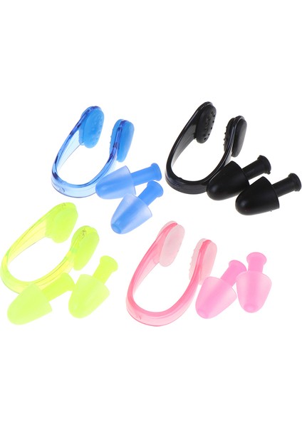 Sarı Stil 2 Adet Kulak Tıkacı Burun Klipsi Su Geçirmez Dalış Yüzme Kulak Tıkaçları ve Silikon Burun Klipsi Kiti Çocuklar Için Saklama Kutusu ile Yetişkin (Yurt Dışından) indirimleri