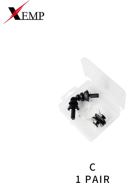 C Stili Yumuşak Yüzme Kulak Tıkaçları Burun Klipsi Kılıf Koruyucu Su Korumasını Önler Kulak Tıkacı Su Geçirmez Yumuşak Silikon Yüzmek Dalış Malzemeleri (Yurt Dışından)