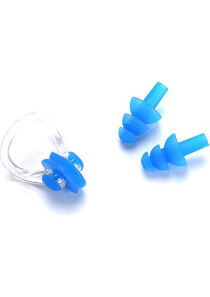 No.2 Tarzı Silikon Yüzme Burun Klipsi Kulak Tıkaçları Unisex Yumuşak Kulak Tıkaçları Seti Sörf Dalış Yüzme Havuzu Aksesuarları Su Geçirmez (Yurt Dışından)