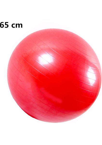 KIRMIZI65CM Tarzı Fitness Sporları Yoga Topları Bola Pilates Spor Salonu Denge Topu Egzersiz Egzersizi Spor Salonu Ev Eğitimi Masaj Dengesi Fitball Ekipmanları (Yurt Dışından)