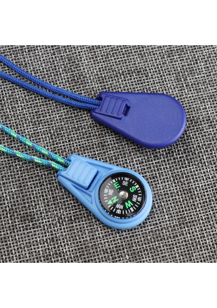 Yeşil Stil 2 Adet Fermuar Kuyruk Halat Cep Pusulalar Kamp Yürüyüş Edc Mini Pusula Paracord Bilezik Dişli Survival Anahtarlık Açık Aracı (Yurt Dışından) fiyatları