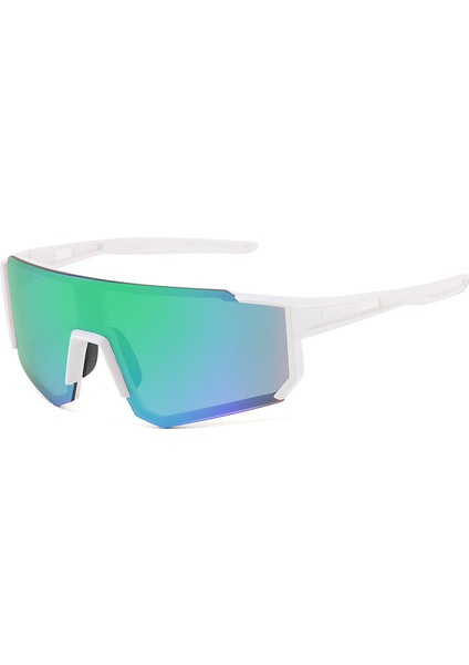 Beyaz Stil Polarize Lens Bisiklet Gözlükleri Yol Bisikleti Bisiklet Gözlükleri Bisiklet Güneş Gözlüğü Erkekler Kadınlar Için Mtb Dağ Bisikleti Bisiklet Gözlükleri (Yurt Dışından)