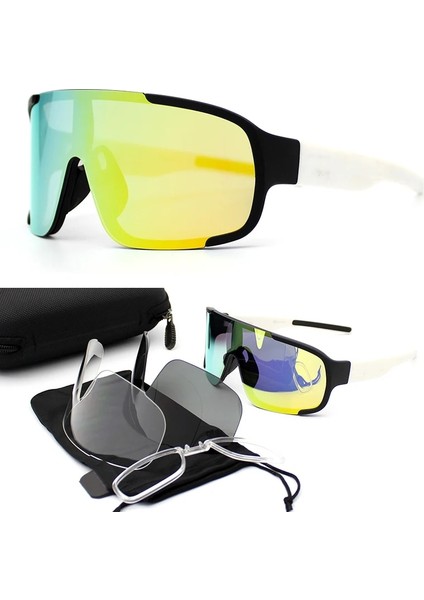 Ben-09 Style Oc Aspire Bisiklet Güneş Gözlüğü Erkek Kadın Bisiklet Güneş Gözlükleri Polarize Spor Mtb Gözlük Yol Bisikleti Gözlükleri 3 Lensli (Yurt Dışından)