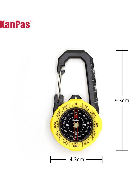 Siyah Stil Kanpas Suya Dayanıklı Karabina Işıklı ve Sistemli Açık Hava Pusulasıturist Pusulası Mavi Pusula (Yurt Dışından) modelleri