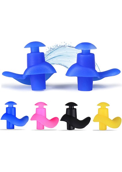 Altın Tarzı 1 Çift Su Geçirmez Yüzme Profesyonel Silikon Yüzmek Kulaklıklar Yetişkin Çocuklar Için Yumuşak Anti-Gürültü Kulak Tıka Yüzücüler Kulak Klipleri (Yurt Dışından) fiyatları