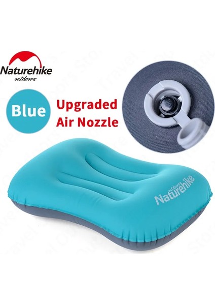 Chaoduo Shop Mavi-Up Tarzı Naturehike Taşınabilir Şişme Yastık Seyahat Ultra Hafif Hava Yastığı Boyun Yastığı Kamp Uyku Teçhizatı Hızlı Kullanım Tpu Nh-Z (Yurt Dışından)