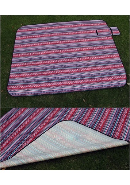 J-Mor Tarzı 150X100CM Retro Baskılı Kamp Mat Su Geçirmez Taşınabilir Açık Plaj Battaniyesi Yatak Çok Oyunculu Katlanabilir Uyku Yürüyüş Pedi (Yurt Dışından) modelleri