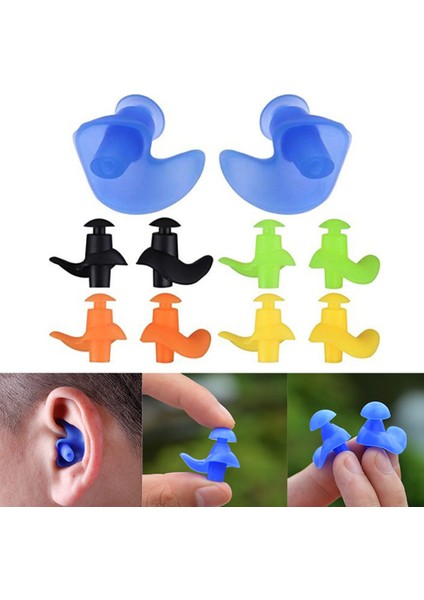 Sarı Stil Profesyonel Su Geçirmez Yumuşak Anti-Gürültü Silikon Yüzme Yüzücüler Için Kulak Tıkaçları Dalış Su Sporları Yüzme Aksesuarları (Yurt Dışından) modelleri