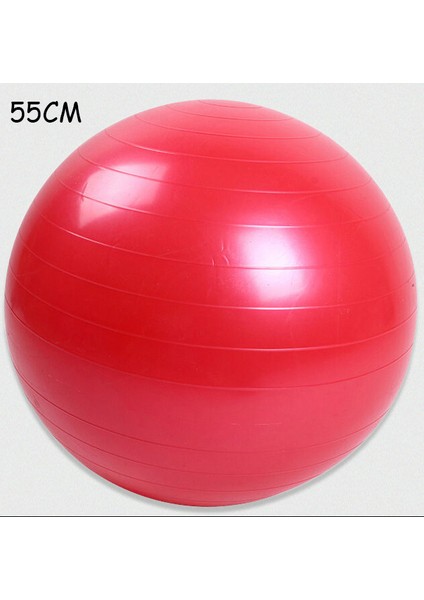 55CM Kırmızı Stil Yoga Topu Kalınlaşmış Patlamaya Dayanıklı Pvc Spor Topu cm 75CM 85CM Acemi Spor Fitness Denge Topu Yoga Topu (Yurt Dışından)