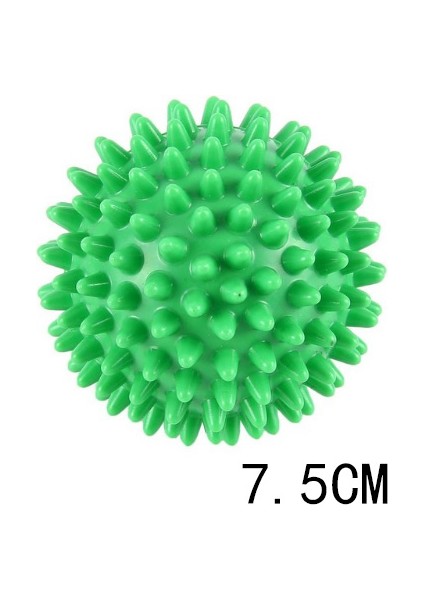 Yeşil 7.5cm Tarzı Dikenli Masaj Topları Pvc Fitness Eğitimi Taşınabilir Fizyoterapi Topu Tetik Noktası Kirpi Topu Masaj Topu Eller Ayaklar Için (Yurt Dışından)