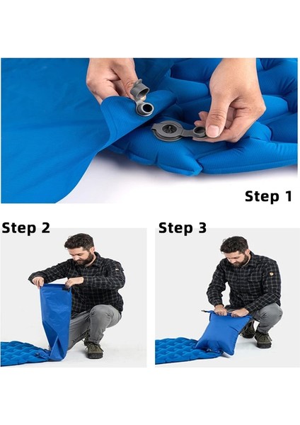 36L Gri Stil Su Geçirmez Şişme Yüzdürme Çanta Taşınabilir Katlanır Kamp Neme Dayanıklı Yürüyüş Yüzme Şişme Hava Yastığı (Yurt Dışından) modelleri