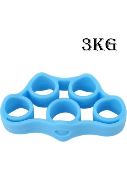 Gök Mavisi Tarzı 1 Adet Parmak Eğitmeni Egzersiz Direnç Bandı El Kavrama Bilek Yoga Sedye kg Silikon Parmak Kavrama Gücü Eğitmeni (Yurt Dışından)