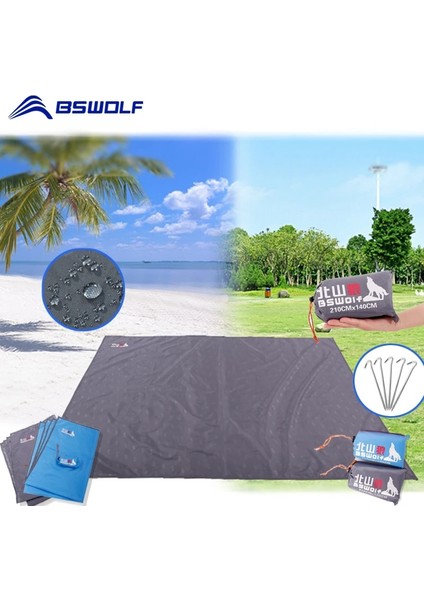 Mandal Stili ile Gary 200CMX200CM Bswolf Kamp Mat Taşınabilir Mat Su Geçirmez Çadır Zemin Tuzak Cep Çadır Ayak Izleri Plaj Yürüyüş Kamp Ekipmanları Için (Yurt Dışından) fiyatları