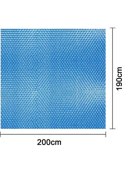 200X190CM Stili Havuz Güneş Tentesi Kalın Güneş Filmi Örtüsühavuz Örtüsü Güneş Örtüsü Yüzme Havuzu Koruma Örtüsü Isı Yalıtım Filmi (Yurt Dışından)