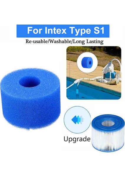 Tip I Tarzı Wimming Havuz Köpüğü Temizleyici Yeniden Kullanılabilir Yıkanabilir Köpük Havuz Filtresine Uygun Sünger Jet Tipi Yüzme Filtresi Aksesuarı (Yurt Dışından) fırsatları
