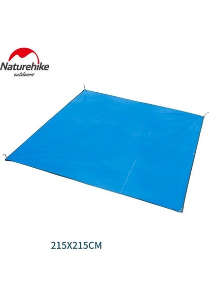 Mavi Stil Naturehike 215*215CM Açık Çadır Mat Mat Plaj Battaniyesi Zemin Örtüsü Yürüyüş Kamp Tavel (Yurt Dışından)