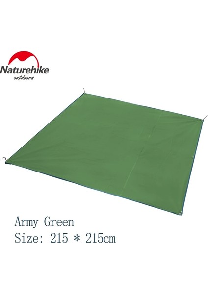 Mavi Stil Naturehike 215*215CM Açık Çadır Mat Mat Plaj Battaniyesi Zemin Örtüsü Yürüyüş Kamp Tavel (Yurt Dışından)