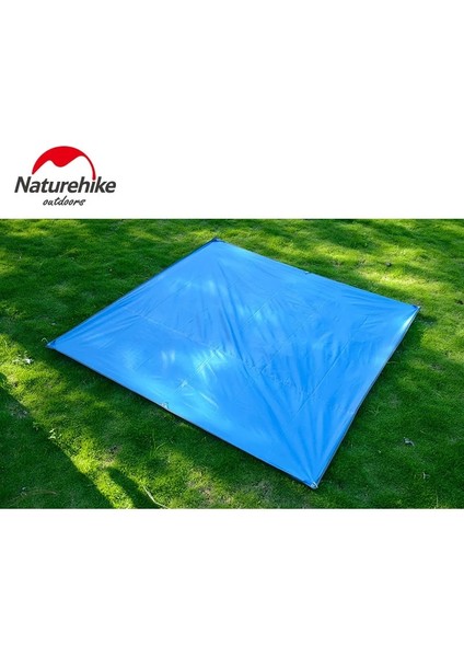 Mavi Stil Naturehike 215*215CM Açık Çadır Mat Mat Plaj Battaniyesi Zemin Örtüsü Yürüyüş Kamp Tavel (Yurt Dışından)