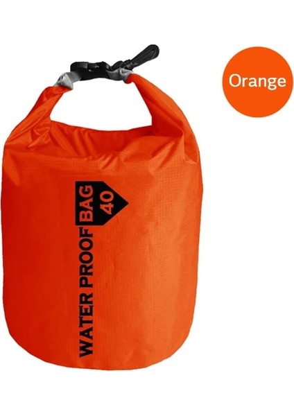 Turuncu 70L Stili 10LLL Açık Kuru Su Geçirmez Çanta Kuru Çanta Çuval Su Geçirmez Yüzen Kuru Dişli Çanta Teknecilik Balıkçılık Rafting Yüzme (Yurt Dışından)