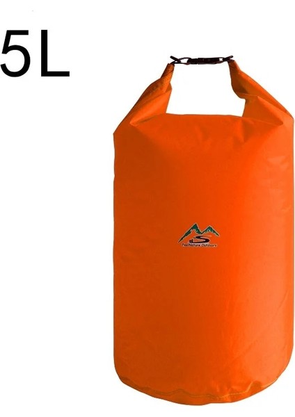 Turuncu 5l Tarzı 5L10L 20L 40L 70L Açık Spor Kuru Su Geçirmez Çanta Yüzen Kuru Dişli Çanta Botla Balıkçılık Rafting Yüzme Çantaları (Yurt Dışından)