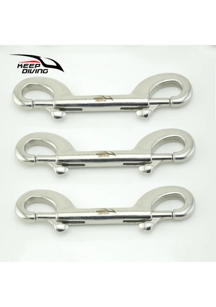 Beyaz 90 mm 1 Adet Tarzı Tutun Dalış Paslanmaz Çelik Tüplü Dalış Çift Uçlu Kanca Bcd Chioce Geçmeli Cıvata Kiti Hızlı Çekme (Yurt Dışından) modelleri