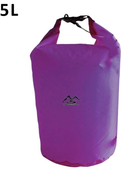 TURUNCU-40L Stili 5llll Açık Kuru Su Geçirmez Çanta Kuru Çanta Çuval Su Geçirmez Yüzen Kuru Dişli Çanta Teknecilik Balıkçılık Rafting Yüzme (Yurt Dışından)